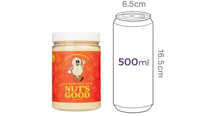 [너츠굿] 땅콩버터 파우더 오리지널 200g
