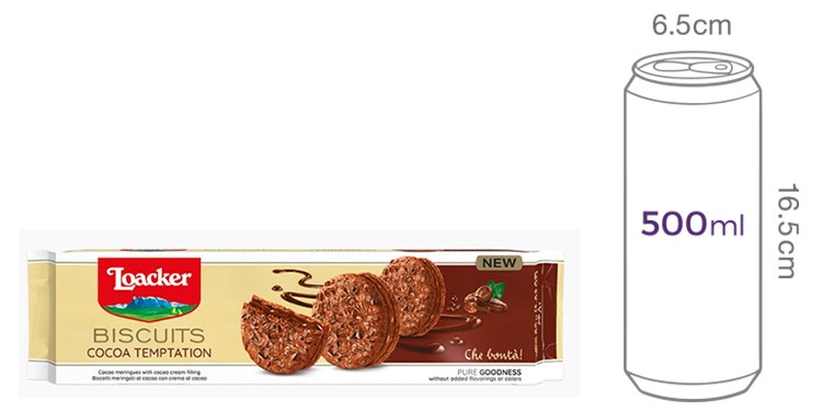 [로아커] 샌드 비스킷 (코코아) 80g