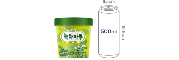 [해태아이스] 녹차마루 660mL