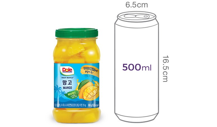 [Dole] 후룻바틀 망고 666g