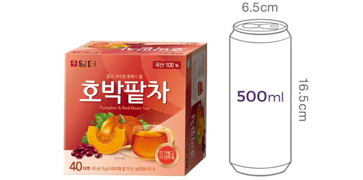 [담터] 호박팥차 1.5g*40입