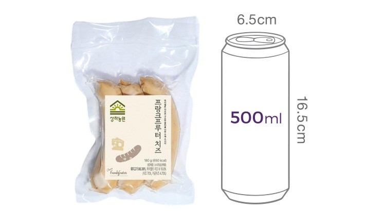 [상하농원] 프랑크프루터 치즈 180g