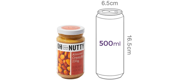 [오넛티] 100% 아몬드 스프레드 (크런치) 230g