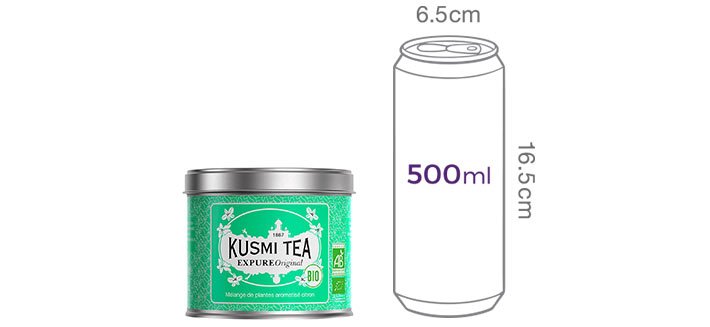 [쿠스미티] 유기농 엑스퓨레 오리지날 100g 메탈틴