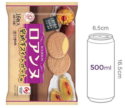 [부르본] 로안느 웨이퍼 고구마맛 114g