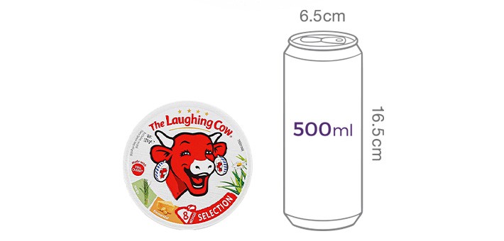 [래핑카우] 세모포션 에멘탈&허브 8개입