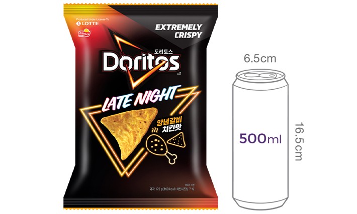 [롯데] 도리토스 양념갈비치킨맛 172g