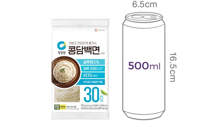 [청정원] 콩담백면 150g