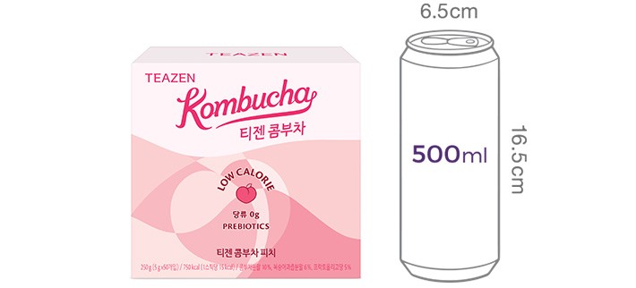 [티젠] 콤부차 피치 50개입