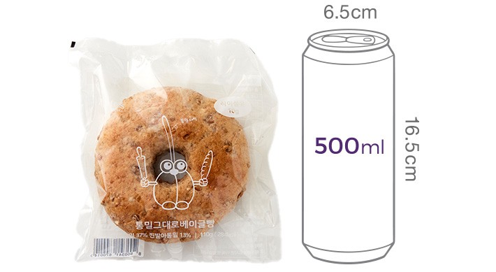 [아르토스베이커리] 통밀그대로 베이글빵 110g