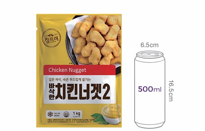 [참프레] 참 바삭한 치킨너겟2 1kg
