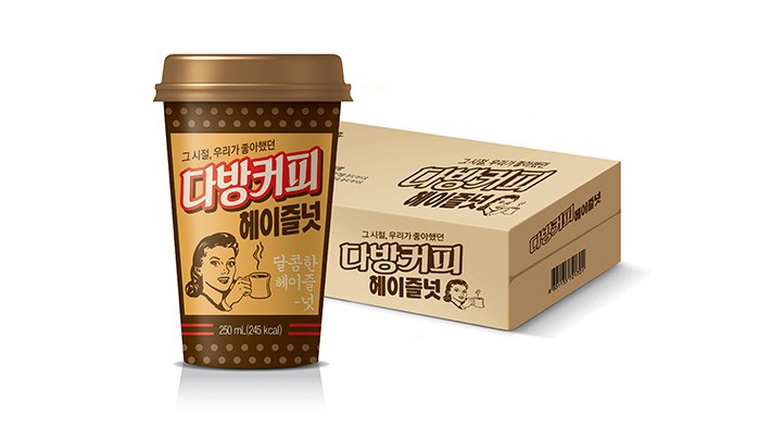 [소와나무] 다방커피 헤이즐넛 (250mL X 12개입)