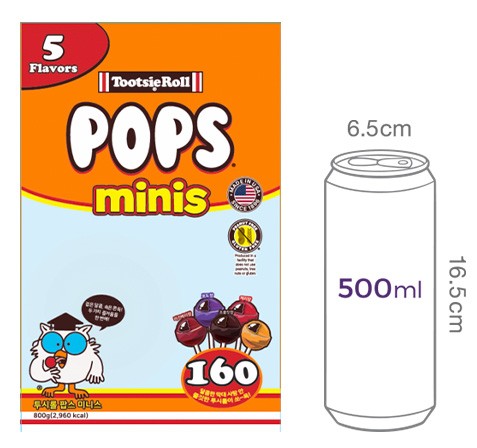 [투시] 팝스 미니스 800g