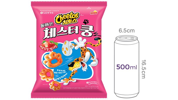 [롯데] 치토스 돌아온 체스터쿵 딸기맛 110g