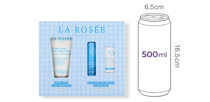 [라로제] 핸드크림 & 너리싱립밤 기프트 세트 (+립밤 리필, 쇼핑백 포함)