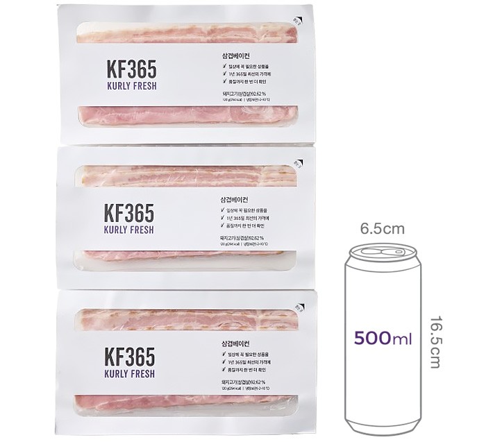 [KF365] 리얼 삼겹 베이컨 360g (120g*3)(냉장)