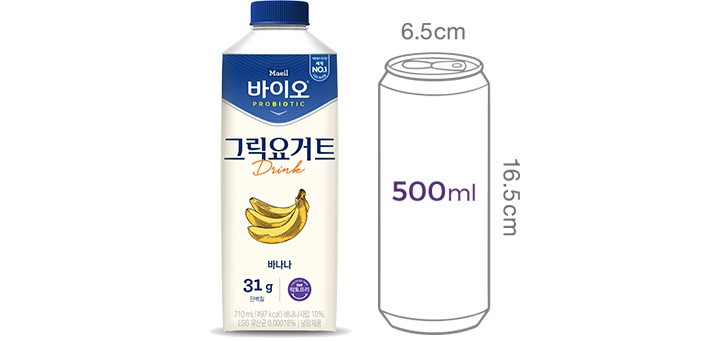 [매일유업] 바이오 드링크 그릭요거트 바나나 710mL