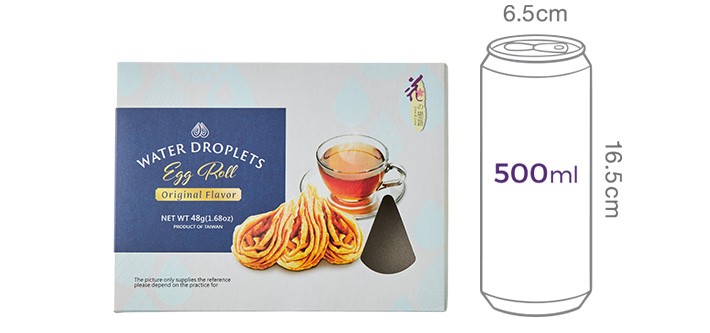 [러브앤러브] 물방울모양 에그롤 오리지널 48g