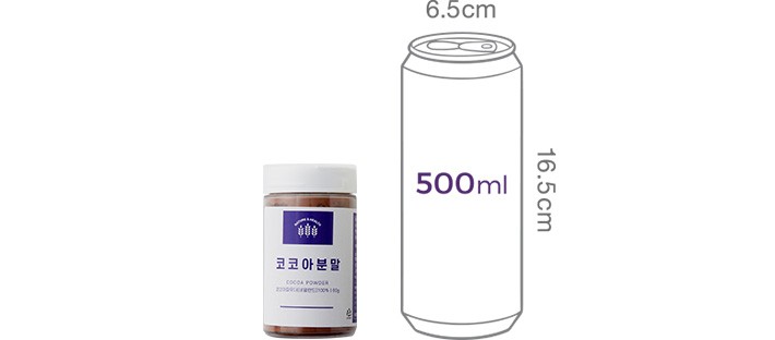 [네이처앤헬스] 코코아 분말 파우더 60g