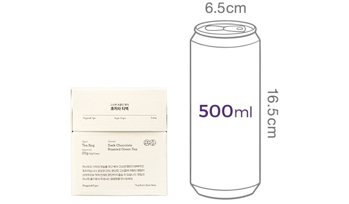 [맥파이앤타이거] 티백 호지차 (2g X 10개입)