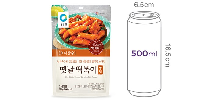 [청정원] 옛날떡볶이양념 140g