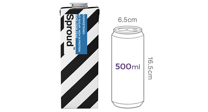 [스프라우드] 비건 완두콩 음료 언스위트