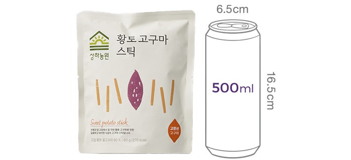 [상하농원] 고창 황토고구마 스틱 60g