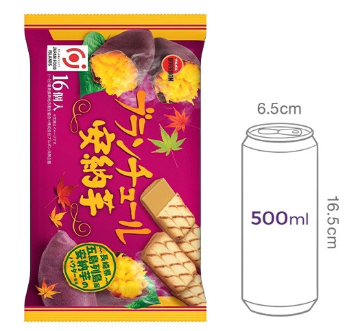 [부르본] 불란츌 랑드샤 고구마맛 124g