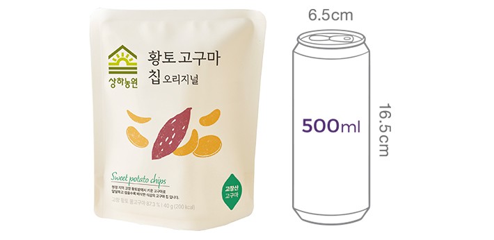[상하농원] 황토고구마칩 오리지널 40g