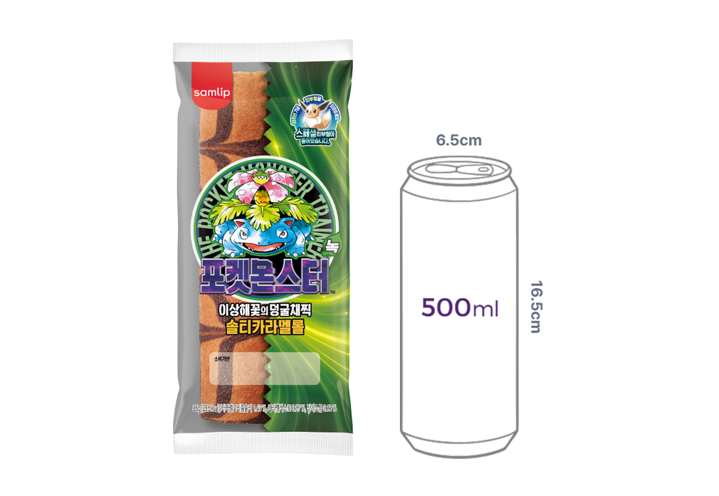 [삼립] 이상해꽃의 덩굴채찍 솔티카라멜롤 85g