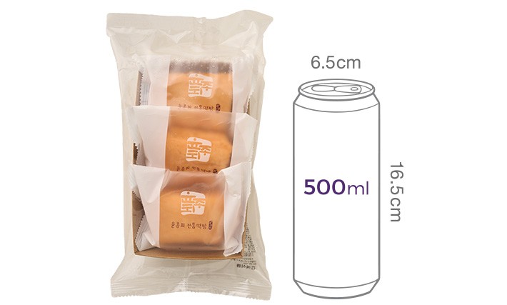 [윤종희전통떡방] 당근설기 (70g X 3개입)