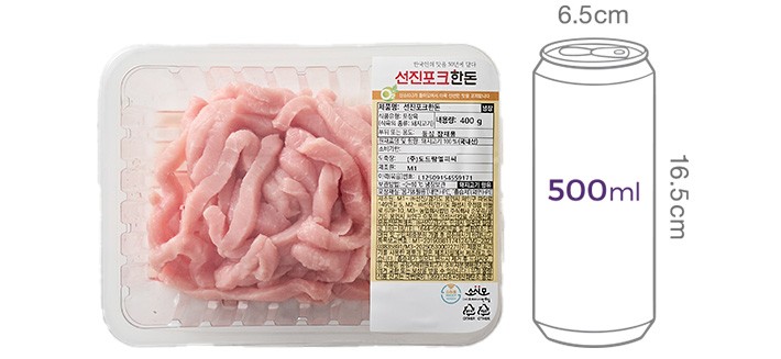 [선진포크한돈] 등심 잡채용 400g (냉장)