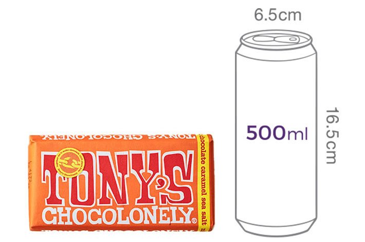 [토니스] 초코 론리 공정무역 초콜릿 캬라멜 솔트 180g