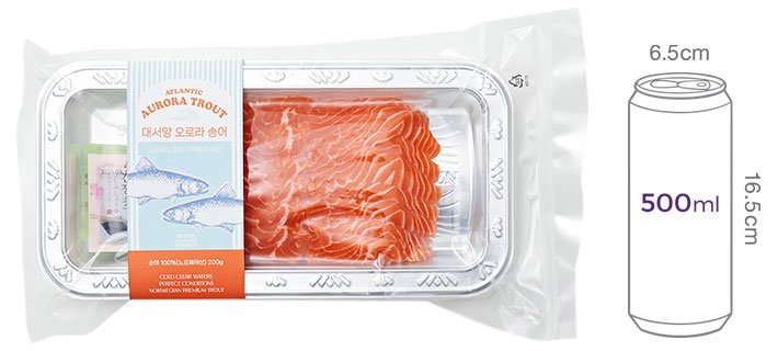 [쌜모네키친] 대서양 오로라 송어 200g (냉장)