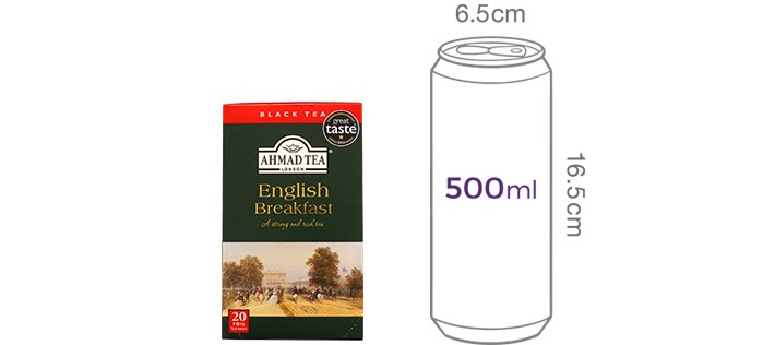 [아마드티] 잉글리쉬블랙퍼스트 홍차 (2g X 20개)