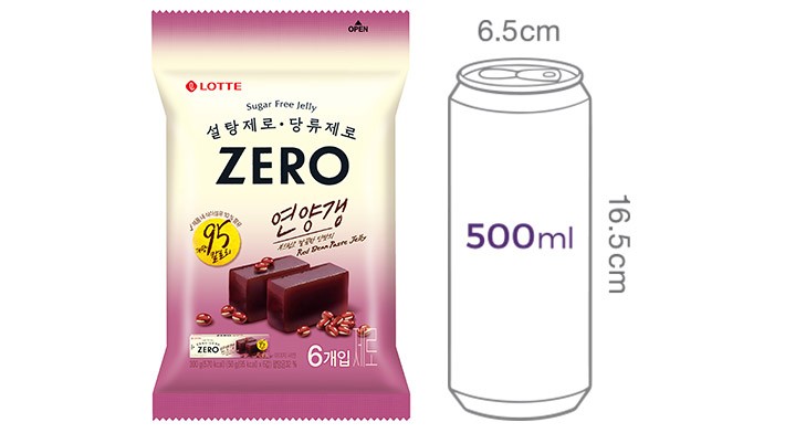 [롯데] 제로 연양갱 50g X 6개입