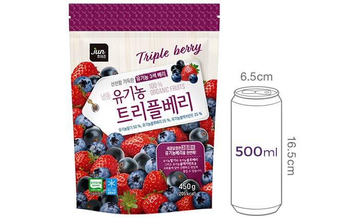 냉동 유기농 트리플베리 (450g)