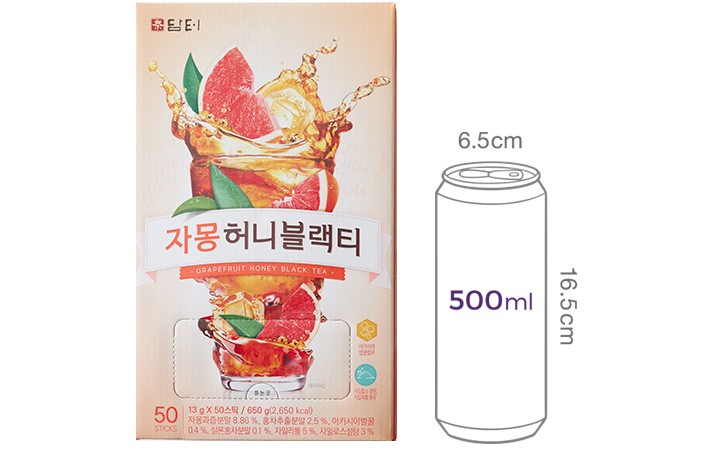 [담터] 자몽허니블랙티 50개입