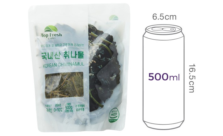 바로먹는 자숙 취나물 500g