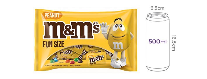 [마즈] 엠앤엠즈 피넛 펀사이즈 500g