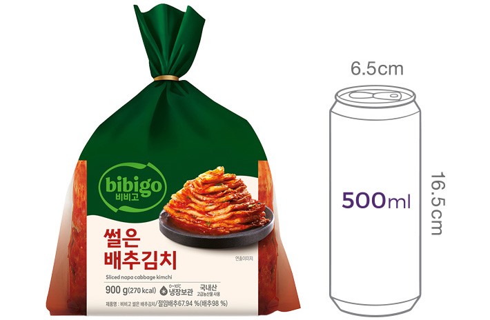 [비비고] 썰은배추김치 900G