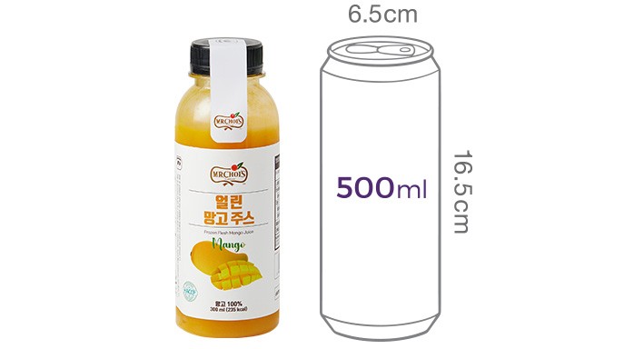 [미스터초이스] 얼린 망고주스 (300mL X 6개)