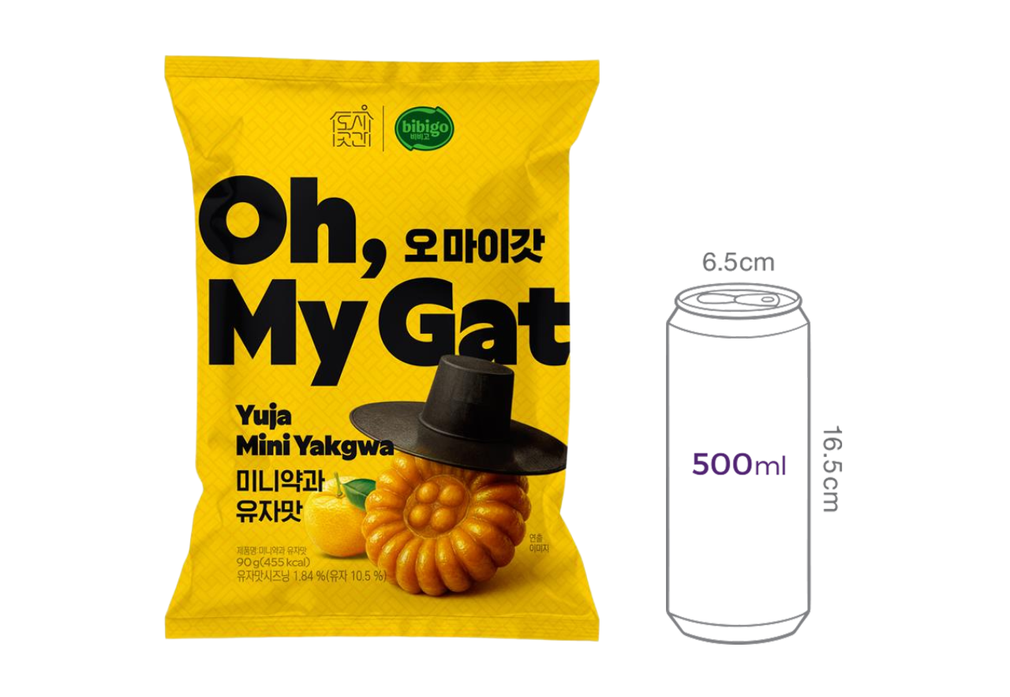 [도시곳간X비비고] 오마이갓 미니약과 유자 90g
