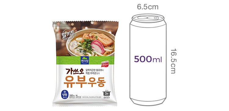 [면사랑] 가쓰오유부우동 283g