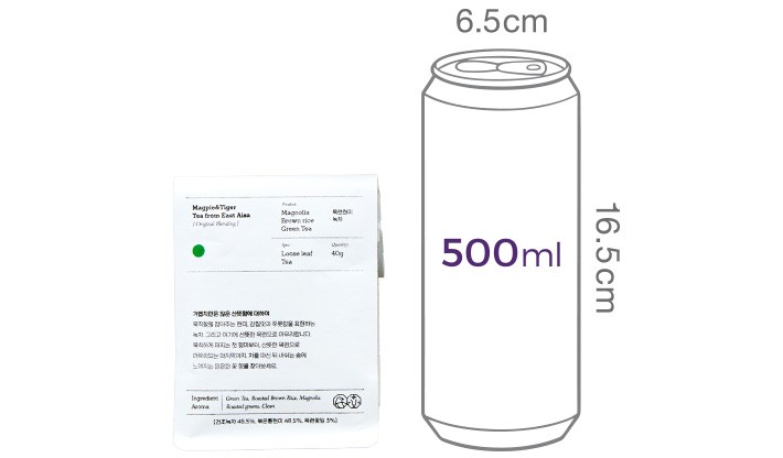 [맥파이앤타이거] 잎차목련현미녹차 40g