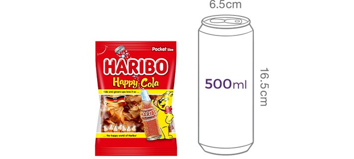 [하리보] 해피콜라향 100g