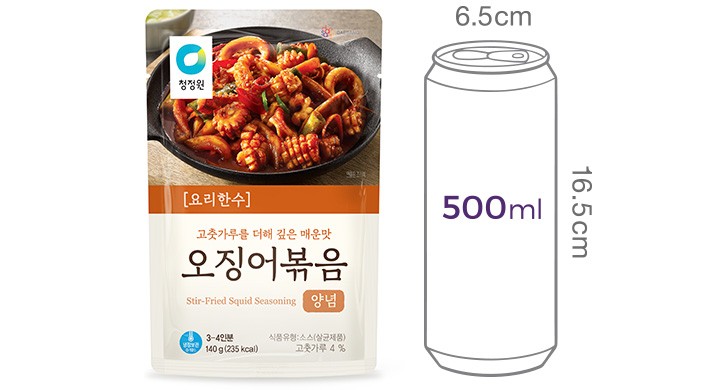 [청정원] 요리한수오징어볶음양념 140g