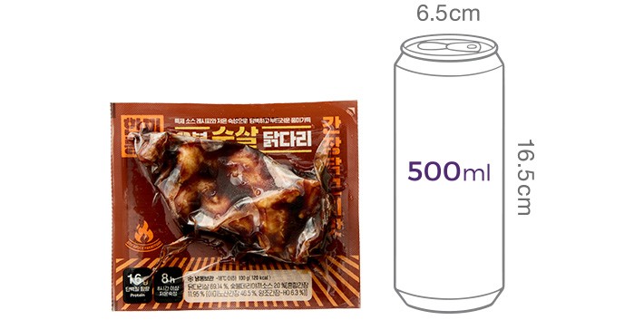 [한끼통살] 오븐 순살 닭다리 간장닭꼬치맛