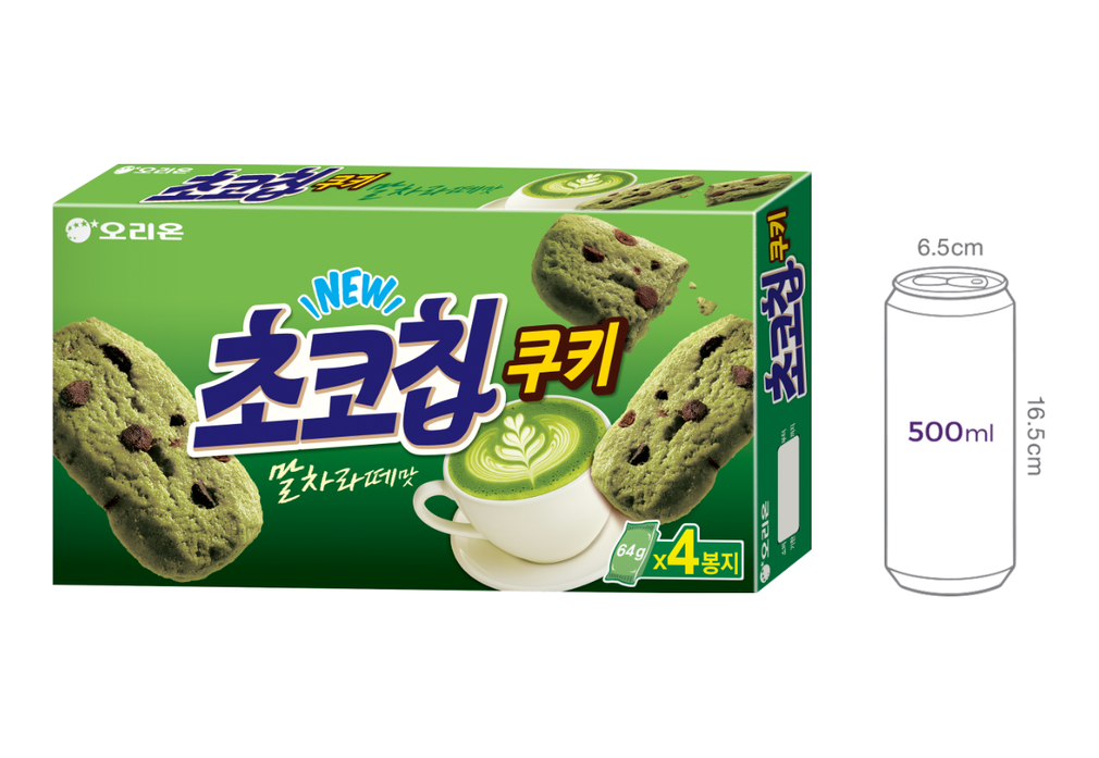 [오리온] 초코칩쿠키 말차라떼맛 256g