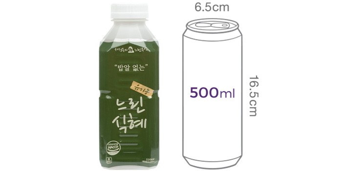 [서정쿠킹] 유기농 밥알없는 느린 식혜 500mL